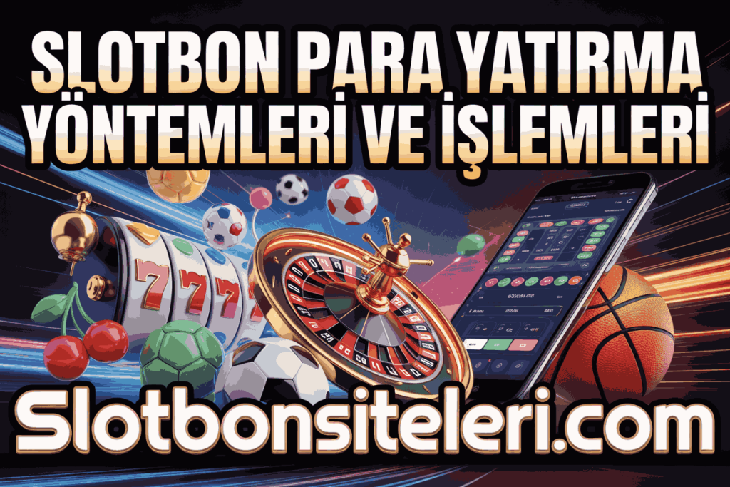 slotbon para yatirma yontemleri ve islemleri