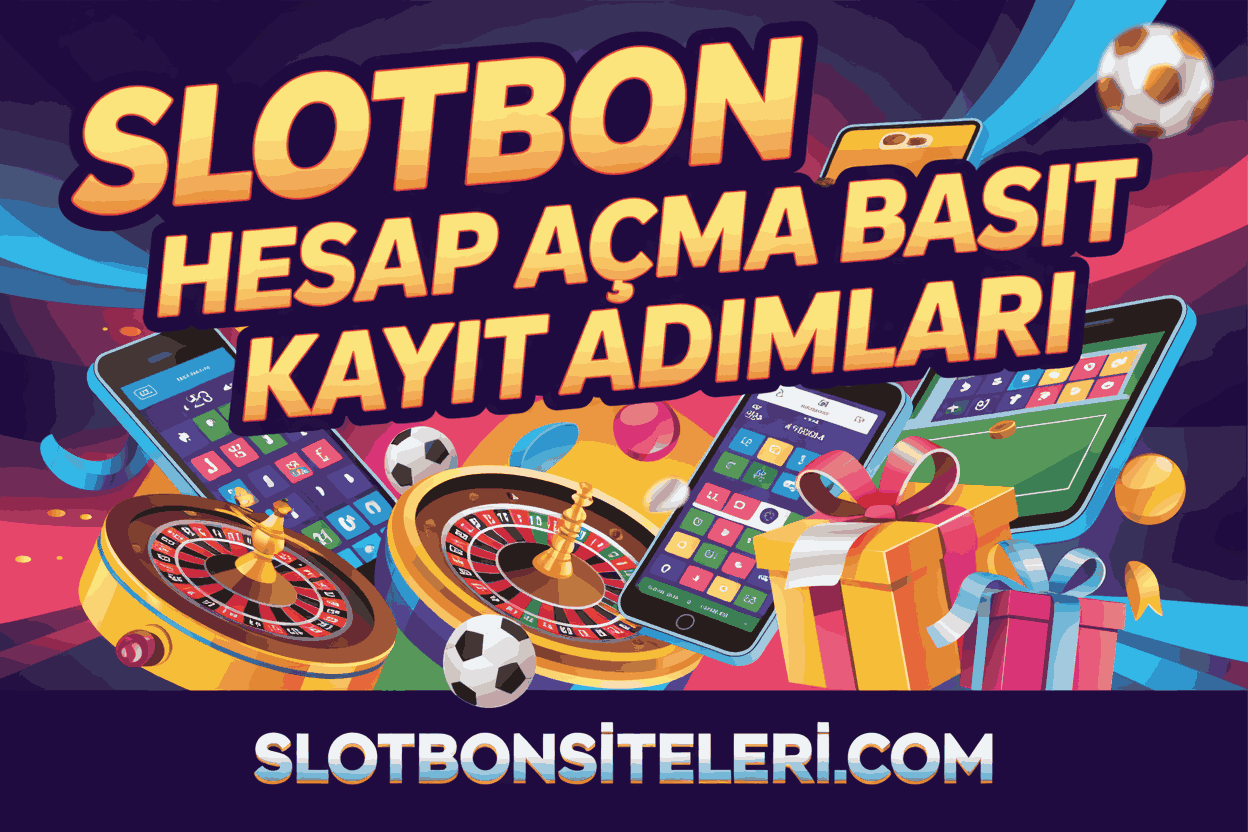 Slotbon Hesap Açma Basit Kayıt Adımları